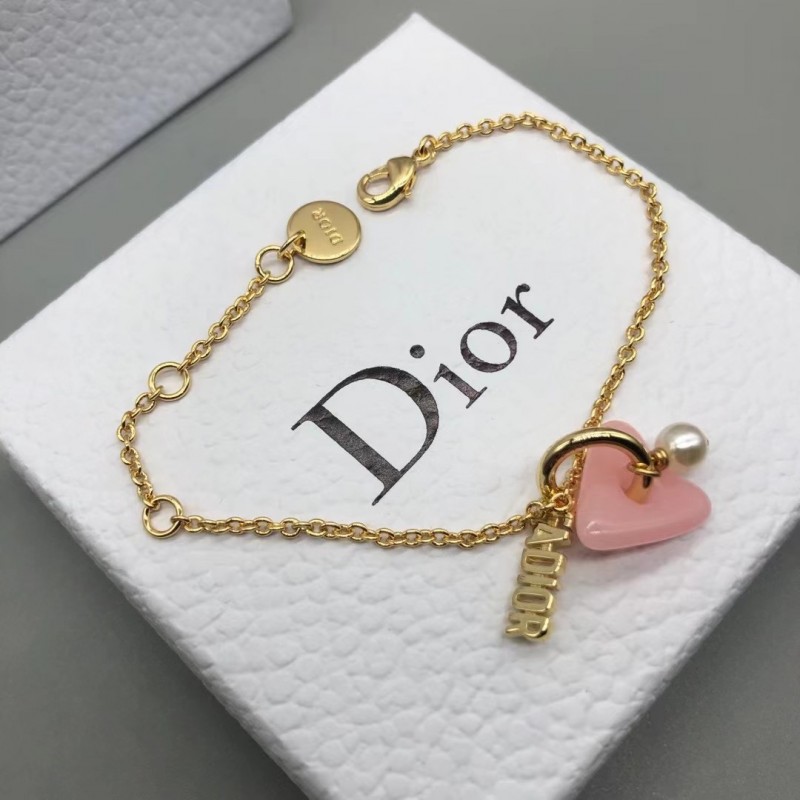  Fake Jewelry Dior Pink Bracelets RB574